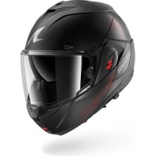 Shark Oxo Sp Lyne Shadow Mat Modüler Kask (Renkli Cam ve Pınlock Hediyelidir)