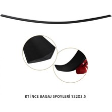 Tak Kolay Çıta M3 Yerli Ince Bagaj Spoyleri Siyah 132X3,5 Silikon Bantlı