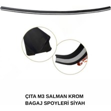 Carub Çıta M3 Salman Krom Bagaj Spoyleri Siyah BR2790105