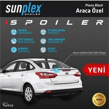 Spoiler Parlak Siyah Audi A3 2013 2019 2001101 Sunplex