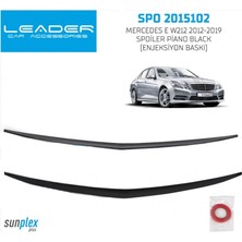 Spoiler Parlak Siyah Mercedes E W212 2012- 2019 2015102 Sunplex