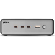 Xenon Smart Masaüstü Priz Hızlı Şarj İstasyonu 6 in 1 | 4000W AC, 65W 3xUSB-C, 1 USB-A, 100W Type-C Kablo (X6423)
