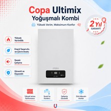 Copa Ultimix Premix 24/24 Kw Tam Yoğuşmalı Kombi (Baca Seti Dahil)