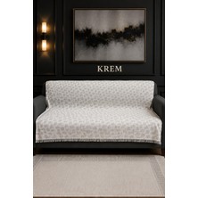 Hig Store Ziza Koltuk Örtüsü %100 Pamuklu Saçaklı Çift Taraflı 170X210 Ebat Bohem Koltuk Çekyat Berjer Örtüsü Oturma ve Sırt Bölgesi