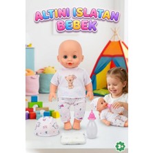 Farbu Oyuncak Altını Islatan Bebek Türkçe Konuşan Eğitici Kolları Kafası ve Bacakları Et Şapkalı Oyuncak Bebek