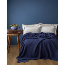 Apricitas Home Sea Horse Indigo Çift Kişilik Exclusive Pike Takımı
