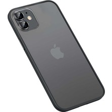 Zore iPhone 12 Uyumlu Nvth Retro Kapak-Siyah