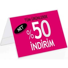 Arte Display A Tipi Yatay  Pleksi Föylük 21X15CM 25LI Paket