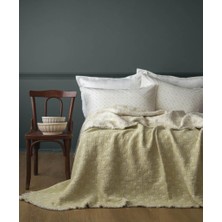 Apricitas Home Ella Sarı Tek Kişilik Yatak Örtüsü Set