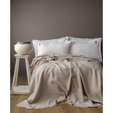 Apricitas Home Graffıe Bej Çift Kişilik Exclusive Pike Takımı
