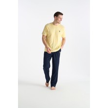U.S. Polo Assn. 26Y Erkek Sarı Pijama Takım