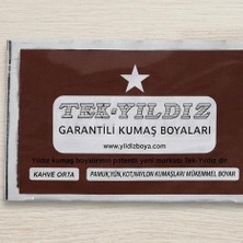 Tek Yıldız 18 - Kumaş Boyası Kahve Orta 11 Gr
