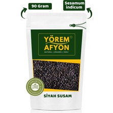 Gülçehre Yörem Afyon Botanik Dünya'nın Yüksek Lifli Cevheri Siyah Susam, Black Sesame (Sesamum Indicum) | 90GR.