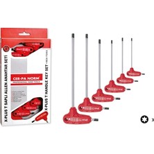 Cer-Pa X-Plus T.saplı Torx Allen Anahtar Takım 6'lı