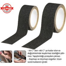 Tomax Kaydırmaz Bant 50 mm x 15 mt Siyah