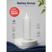Beltaş Group Şeffaf Kapaklı Plastik Yağlık Sosluk Şişesi 400 ml Sızdırmaz Yapı ile Pratik Kullanım..