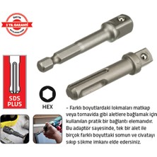 Tomax Lokma Adaptörü 3/8 (60 Mm) Sds (3 Adet)
