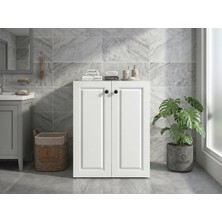 Kenz Life Kenzlife Membran Çamaşır Makinesi Dolabı Kapaklı Tatyana Byzbyz Çerçeve 90*70*60 Mebran Kapak Mdf Gövde Banyo Ofis Kapaklı Arkalıksız