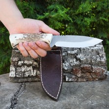 Köse Mehmet Av Bıçağı 24 Cm - Geyik Boynuzu Sap