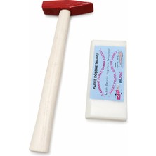 İnan Yapı Laminant Parke Orta Polyamid Döşeme Çakma Takozu 2CM*15CM ve 500GR Çekiç