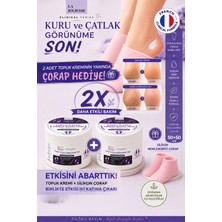 La Joliesse Topuk ve Ayak Tırnak Bakım Yağı 2’li Set Kuru ve Çatlak Topuk Görünümüne Karşı Silikon Çorap Hediyeli 50+50 ml
