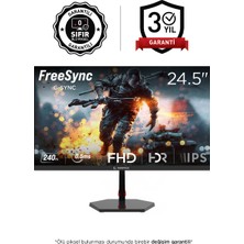 Rampage RAVEN RV25R240F 25 240hz 0,5ms FAST IPS FHD Freesync/G-Sync Flat Oyuncu Monitörü
