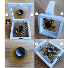 Oyuncak Sahili Stres Çarkı Metal Batman Logo Yazılı Model Uzun Dönüş 5li Betmen Demir Oyun Çarkı