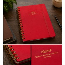 Mcreative Victoria's Journals Spiralli Sert Kapak Defter Canvas A5 100 gr 160 Sayfa Noktalı Defter