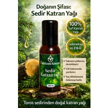 %100 Doğal Rafine Sedir Katranı Yağı – Içilebilir Saflıkta / Toros Sedirinden / 100 Ml.