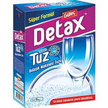 Güleç Detax Bulaşık Makine Tuzu 1500 gr Özel Formül ile Etkili Temizlik Sağlar