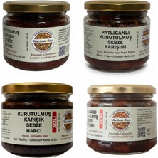MacAnatolian Kurutulmuş Karışık Sebze / Pişmiş, Kullanıma Hazır Yemek Katkısı ve  Harcı  -Avantajlı Dörtlü Paket (4X200gr)