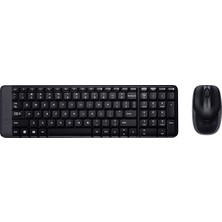 Logitech MK220 Kablosuz Set Siyah (920-003163)