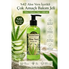 %42 Aloe Vera Içerikli Çok Amaçlı Bakım Jeli – Yüz / Vücut / Saç – 200 ml