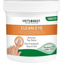 Vet's Best Clean Eye Kedi ve Köpek Göz Temizleme Parmak Pedi (100 Adet)