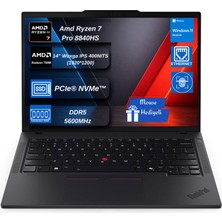 Lenovo Thinkpad P14S Gen 5 Amd Ryzen™ 7 Pro 8840HS 5.1ghz 32GB Ddr5 2tb SSD Amd Radeon 780M 14" Wuxga IPS 400NITS Windows 11 Home Taşınabilir Bilgisayar H21MFS2MQ00PCB10