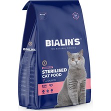 Bialin's Nature Yetişkin Steril Kedi Maması Somonlu 3kg
