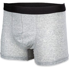 Nacar Store 5'li Erkek Gri Pamuklu Likralı Boxer