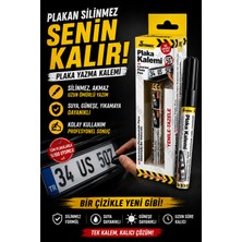 Solveks Oto plaka yazma kalemi siyah Bilyalı