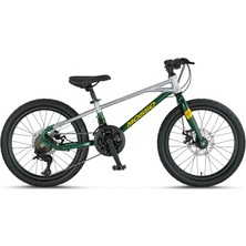 Mosso Demarch M-20-Md Erkek Çocuk Bisikleti  228H 20 Jant 21 Vites Silver Green