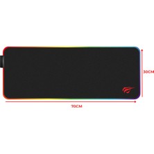 Havit Gamenote MP904 Xxl Rgb Ledli Gaming Mouse Pad (70X30X3 cm - Entegre 5'li USB Hub)