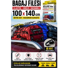 Solveks Bagaj Filesi Elastik Büyük Boy 100X140CM Siyah
