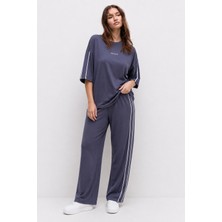 Şuranur Homewear Oysho Modal Kumaş Kısa Kollu Çift Biye Detaylı Alt Üst Takım 2xl-6xl