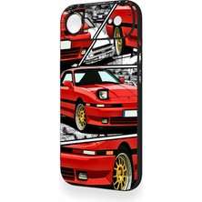 Vip Case iPhone 17 Air Uyumlu Kırmızı Supra Desenli Silikon Kılıf