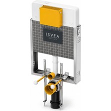 Isvea Durezza Gömme Rezervuar Tuğla Tipi 8 cm Duvar Içi Set Şasi 3/6 Litre | 52DR0103I