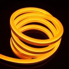 Sakin Enerji Neon Şerit LED 220 Volt Esnek Silikonlu Aydınlatma + Fiş Dahil