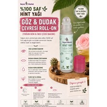 İlaçsız Market Hint Yağı Göz ve Dudak Çevresi Roll-On - 15 cc