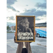 Musnig Dekoratif Sanatsal Çerçeveli Tablo H30H30