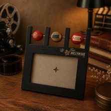Hureggo Hollywood Hatırası (Souvenir) Boncuklu Vintage Masaüstü Resim Çerçevesi & 16X16 cm