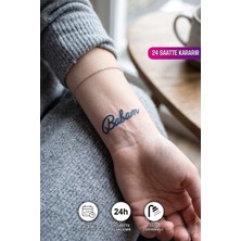 BP Tattoo Babam Dövmesi 24 Saat Sonra Kararan 1 Ay Kalıcı Babam Yazılı Dövme