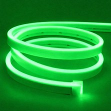 Sakin Enerji Neon Şerit LED 12V Volt Esnek Silikonlu Aydınlatma + Fiş Dahil Tak Çalıştır